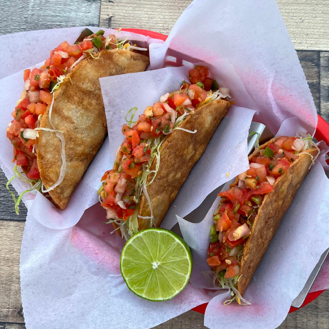 Join us every Tuesday to get our Crispy Tacos for $2.00 each and $4.00 frozen margaritas all day long!
*Dine-in only.