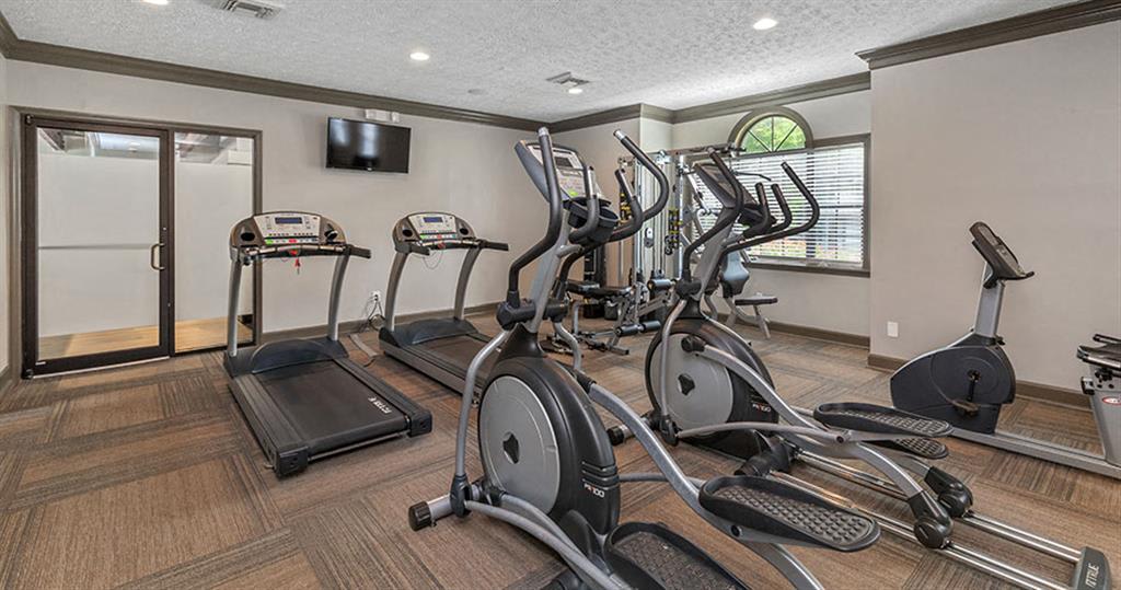 Fitness Center at High Ridge Apartments in
Athens, GA 30606