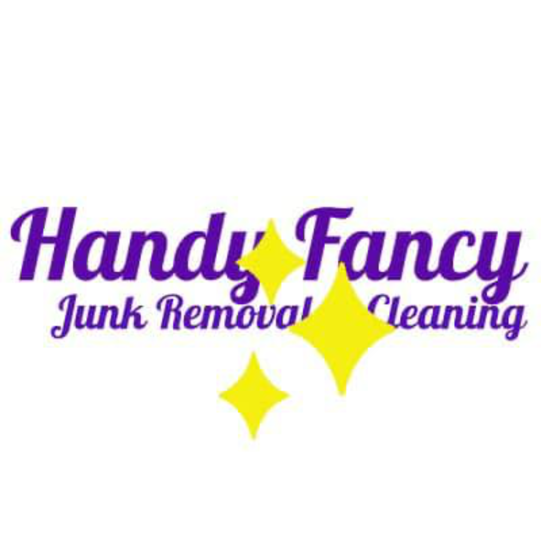 Handy Fancy Junk Removal And Cleaning Logo