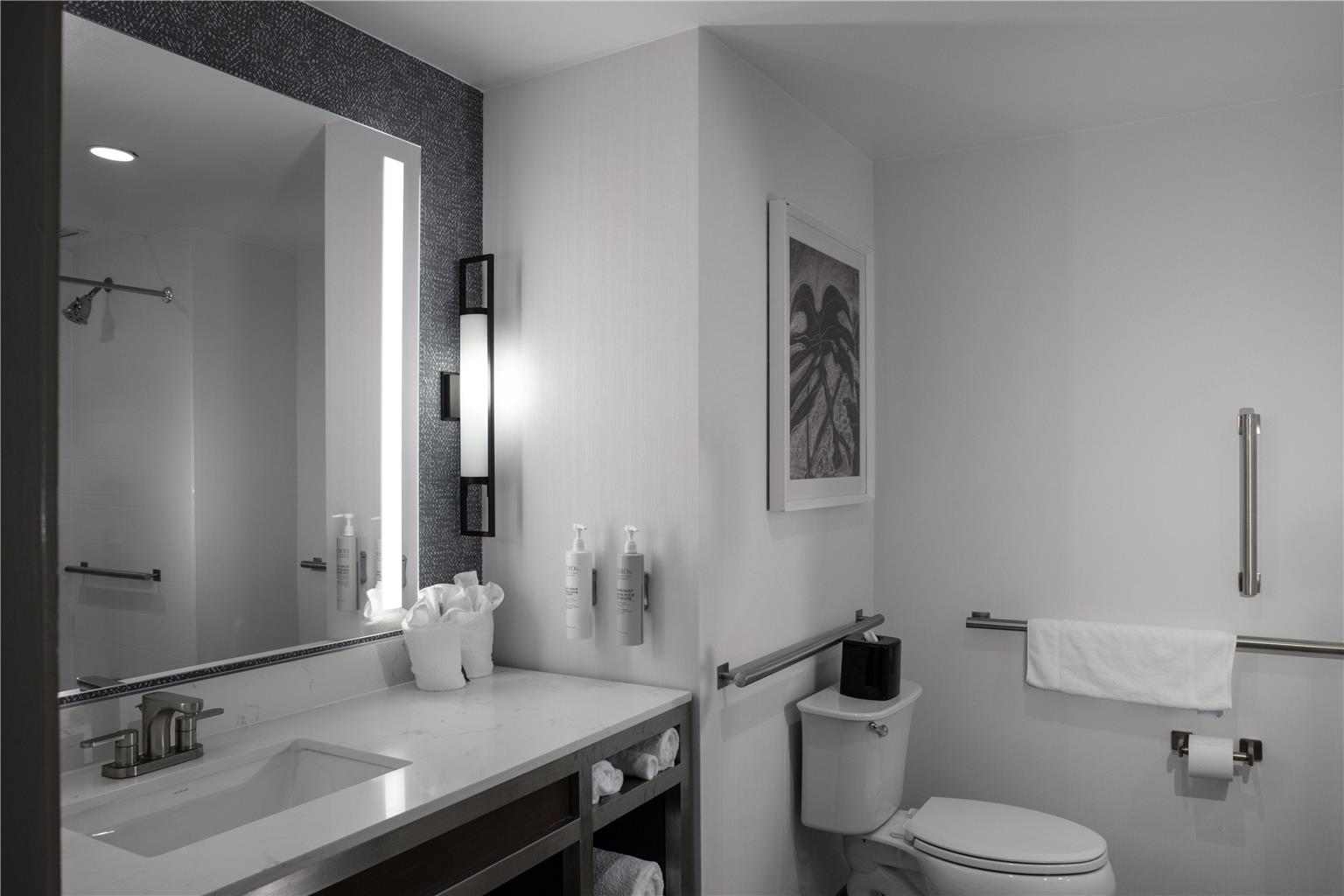 Guest room bath