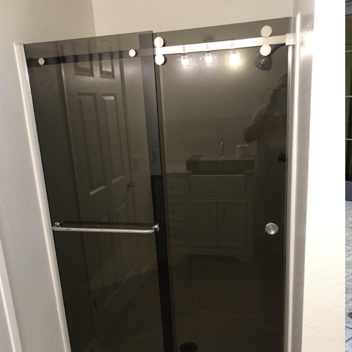 A&S GLASS AND MIRROR- glass door