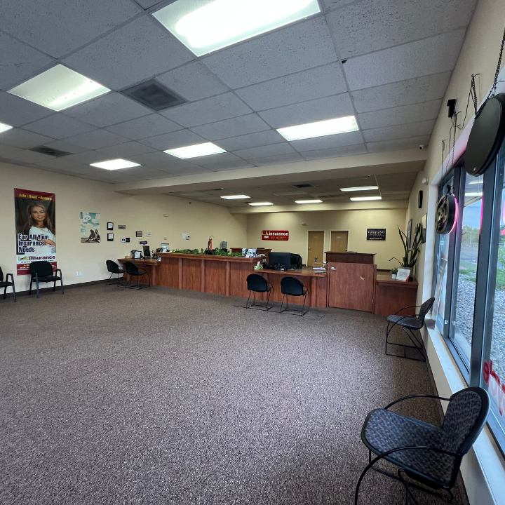 Interior of the L.A. Insurance located at 3574 North Academy in CO