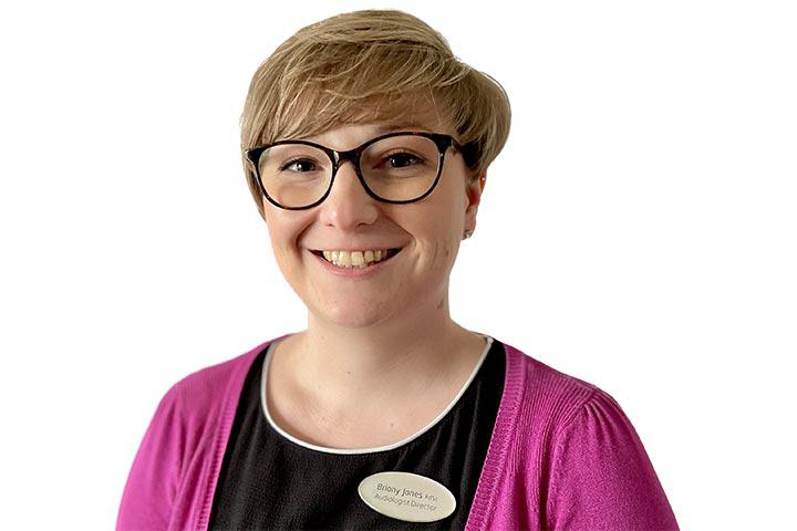 Briony Jones, Audiology Director in our Oswestry Primary Care Centre store
