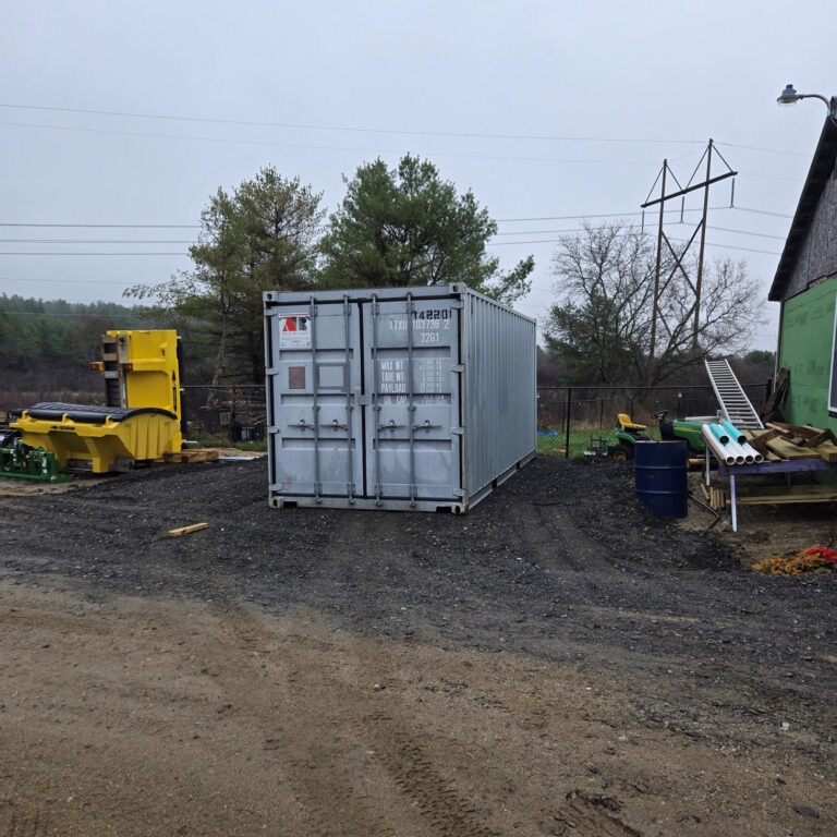 Abco Rental & Storage, Inc recently delivered a 20-foot storage container to South Street in Gorham, 