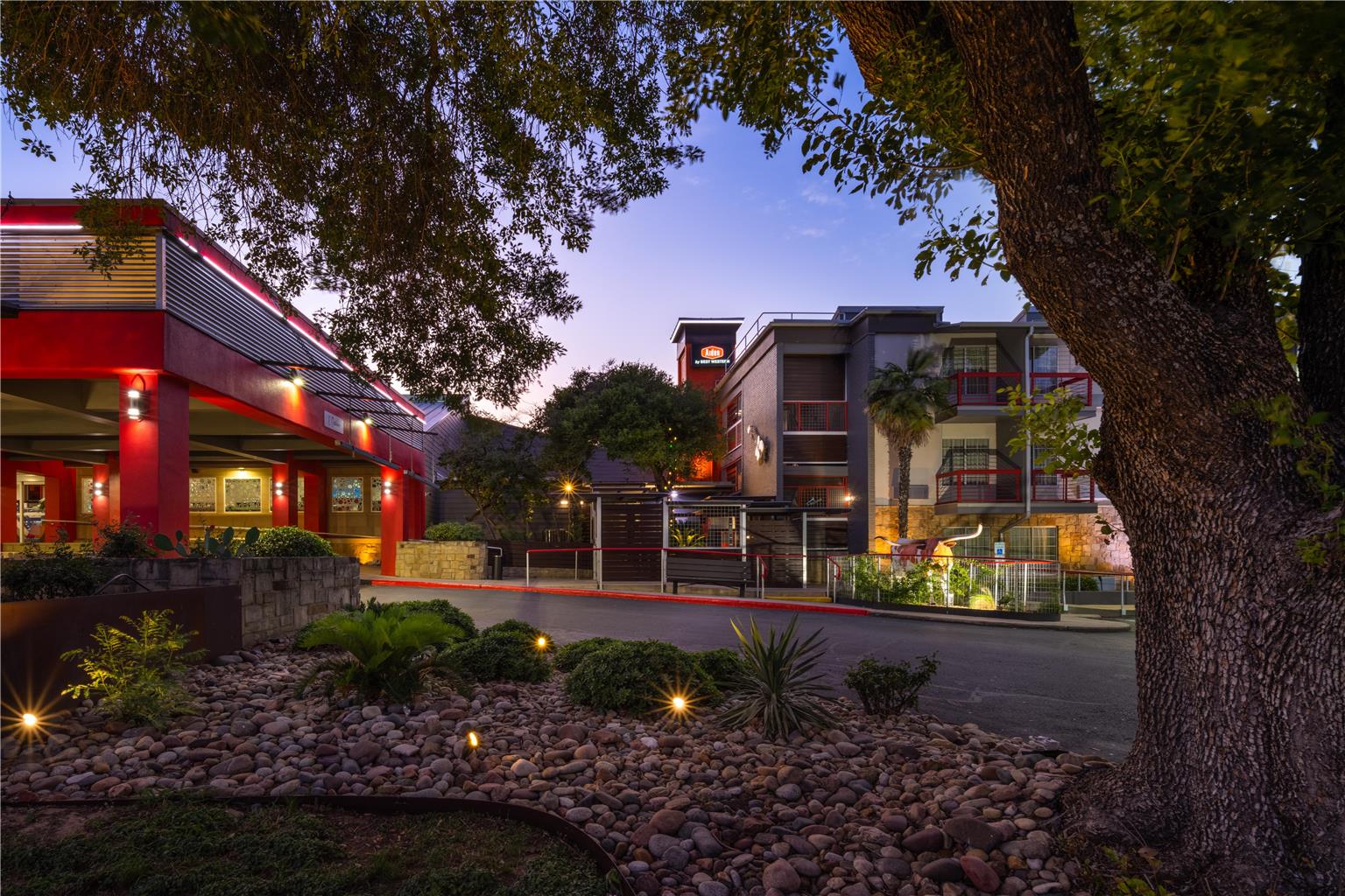 Exterior evening 