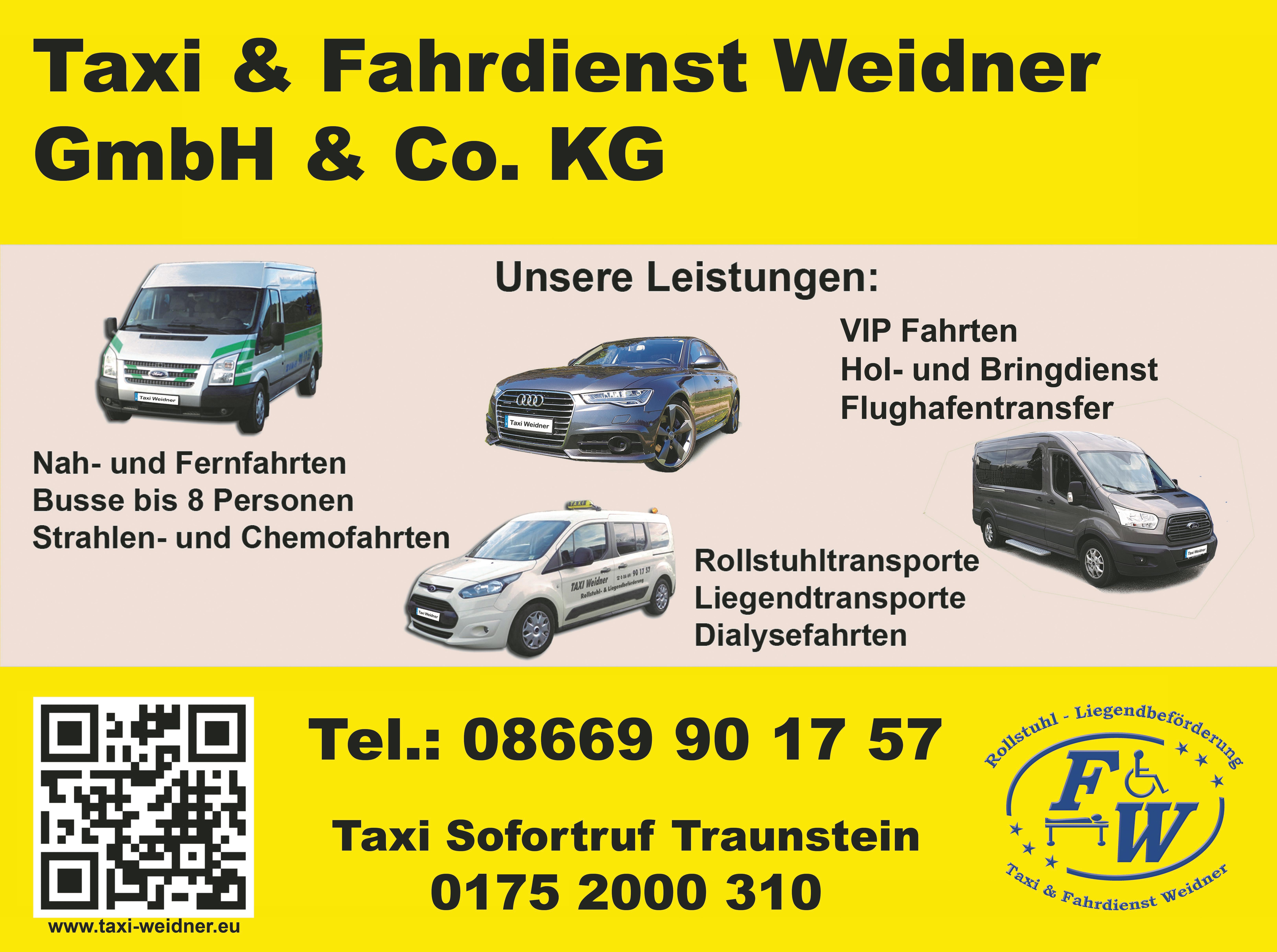 Bild 2 Taxi & Fahrdienst Weidner GmbH & Co.KG in Traunreut