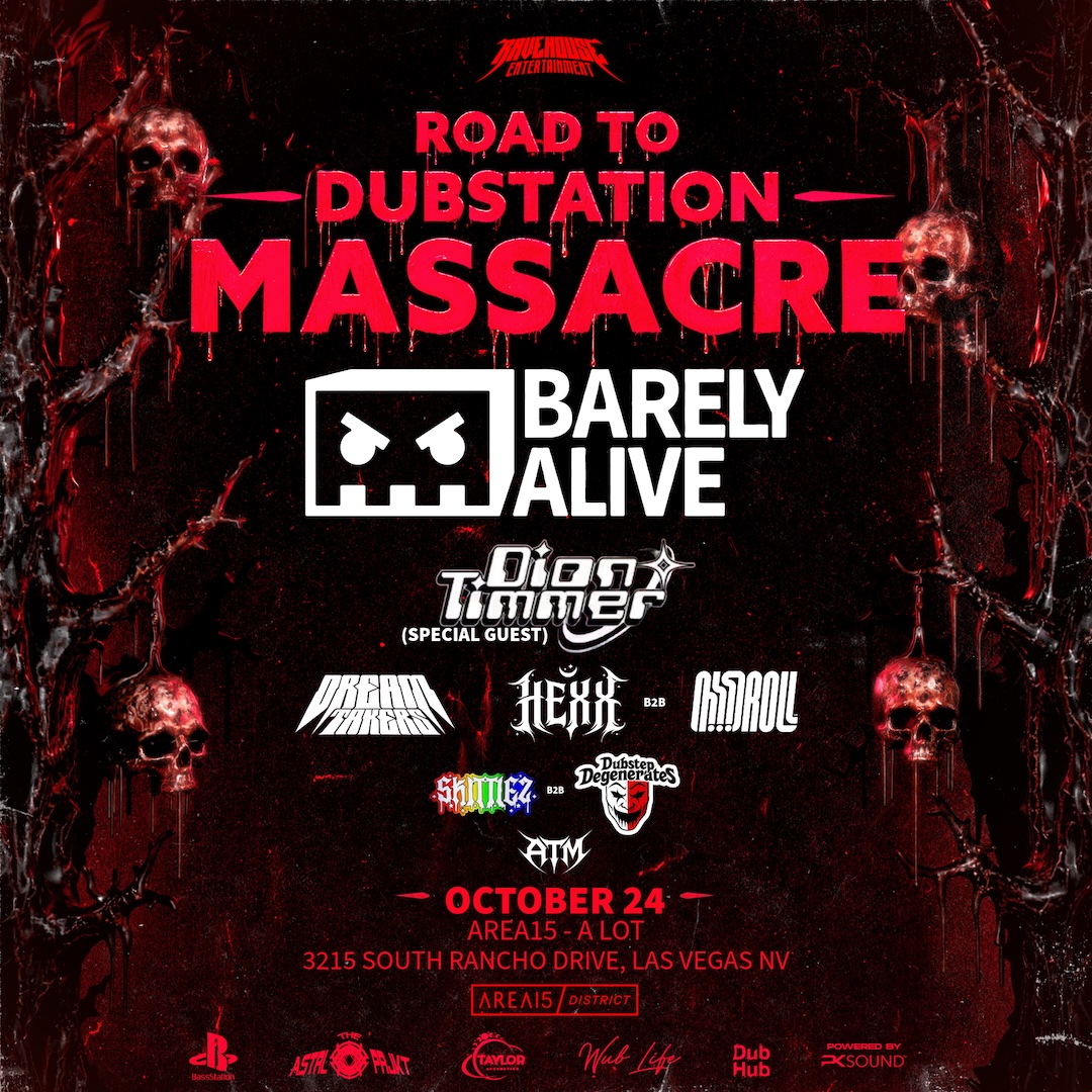 Barely Alive w/ Dion Timmer & more at AREA15 in Las Vegas, NV