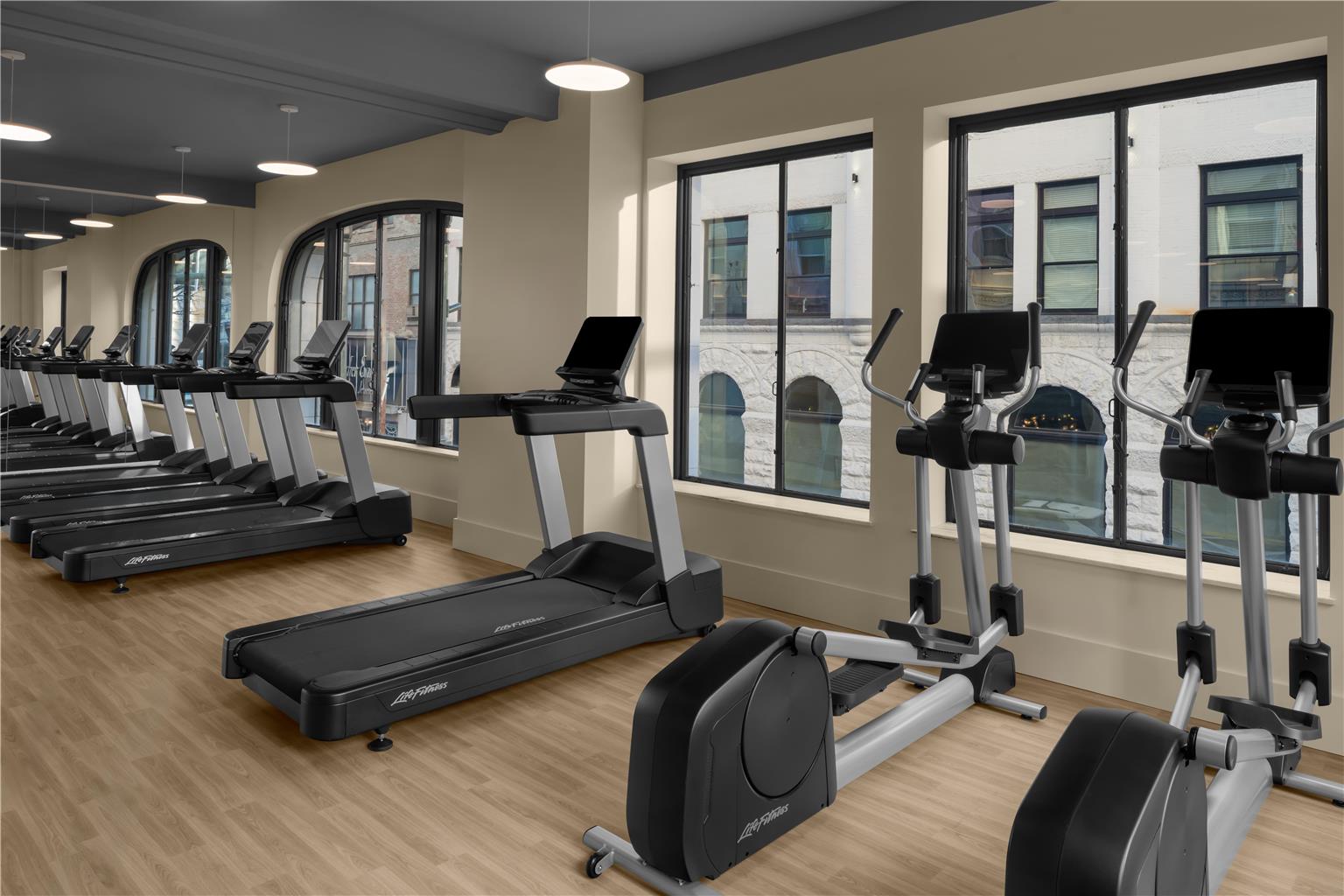 Health club fitness center gym