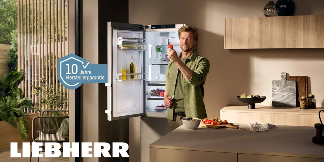 Bild zu Jetzt stromsparendes LIEBHERR Gerät bei REDZAC LEFKOWITS kaufen und kostenlos 10 Jahre Herstellergarantie erhalten.