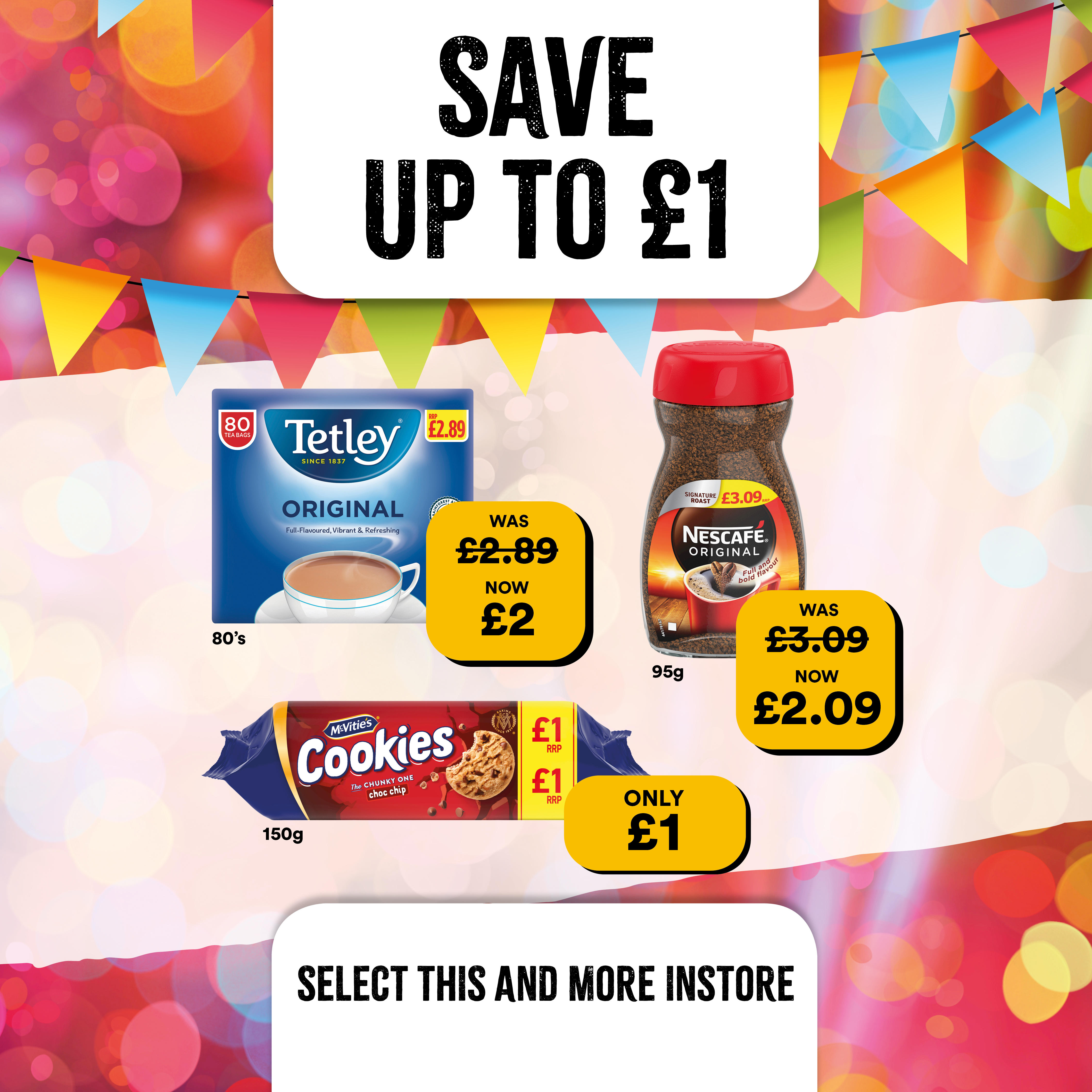 save up £1 on coffee breaks at select convenience Bargain Booze Select Convenience Brentwood 01277 374893
