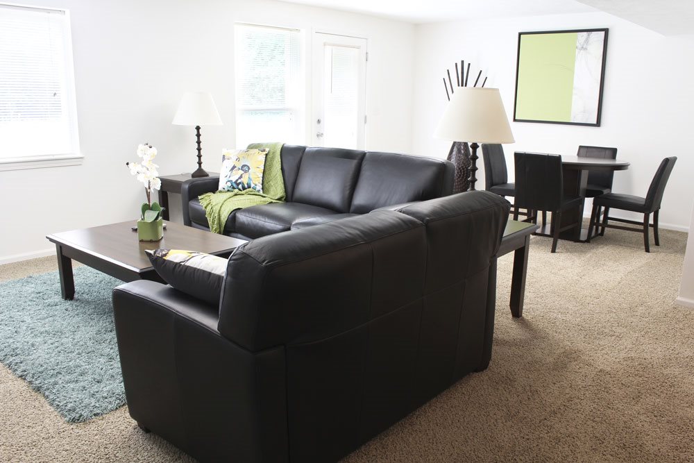 Living Room at Lynbrook Apartment Homes and Townhomes