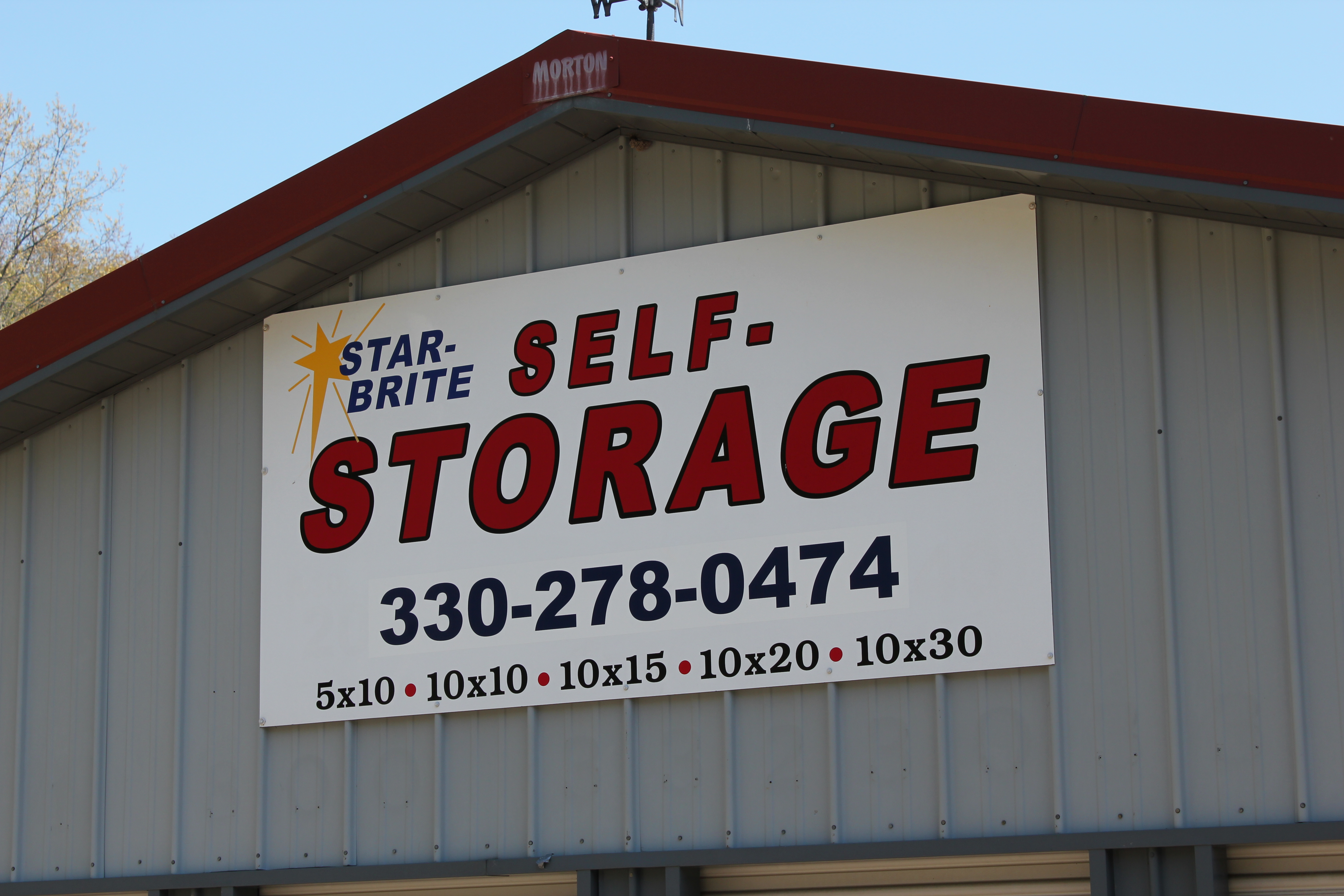 Looking for extra storage space? Star-Brite Storage has seven storage facilities near you.
Conveniently located in East Central Ohio, our storage rentals are well maintained, are clean and provide ample space.

So when you need to store furniture, office files, cars, boats or seasonal items like lawn mowers, snowblowers and holiday decorations, think of Star-Brite as an extension of your home or office.

Well lit and secure, the storage units range in size from 5-by-10 feet that will store boxes, totes, appliances and small furniture to a 10-by-30-foot unit that will hold the entire contents of a four-bedroom house. For those looking to store a boat or recreational vehicle, we also have 13-by-40-foot storage space.