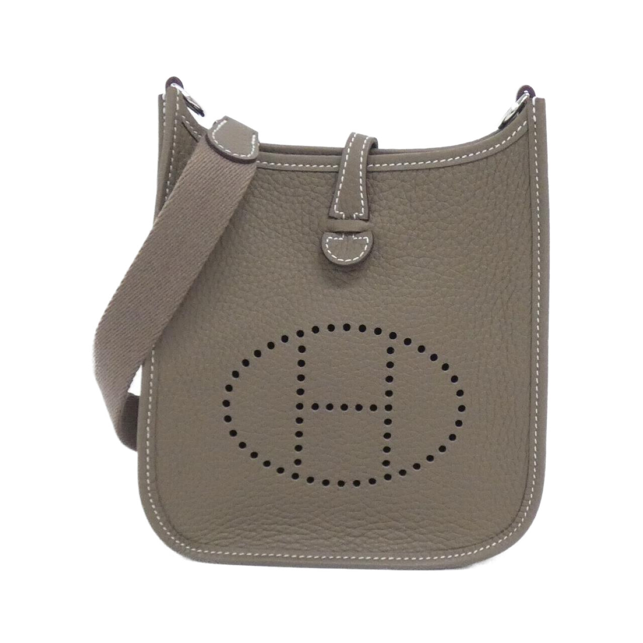 エルメス エヴリン アマゾン 16cm 069426CK トリヨンクレマンス ETOUPE シルバー金具 K刻印