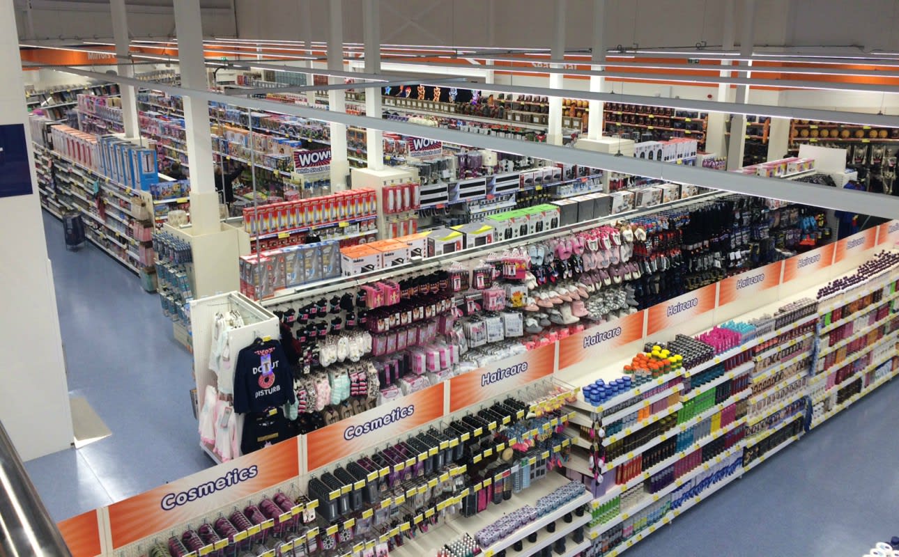 A first glimpse inside the newly refurbished B&M store at Cables Retail Park, Prescot.