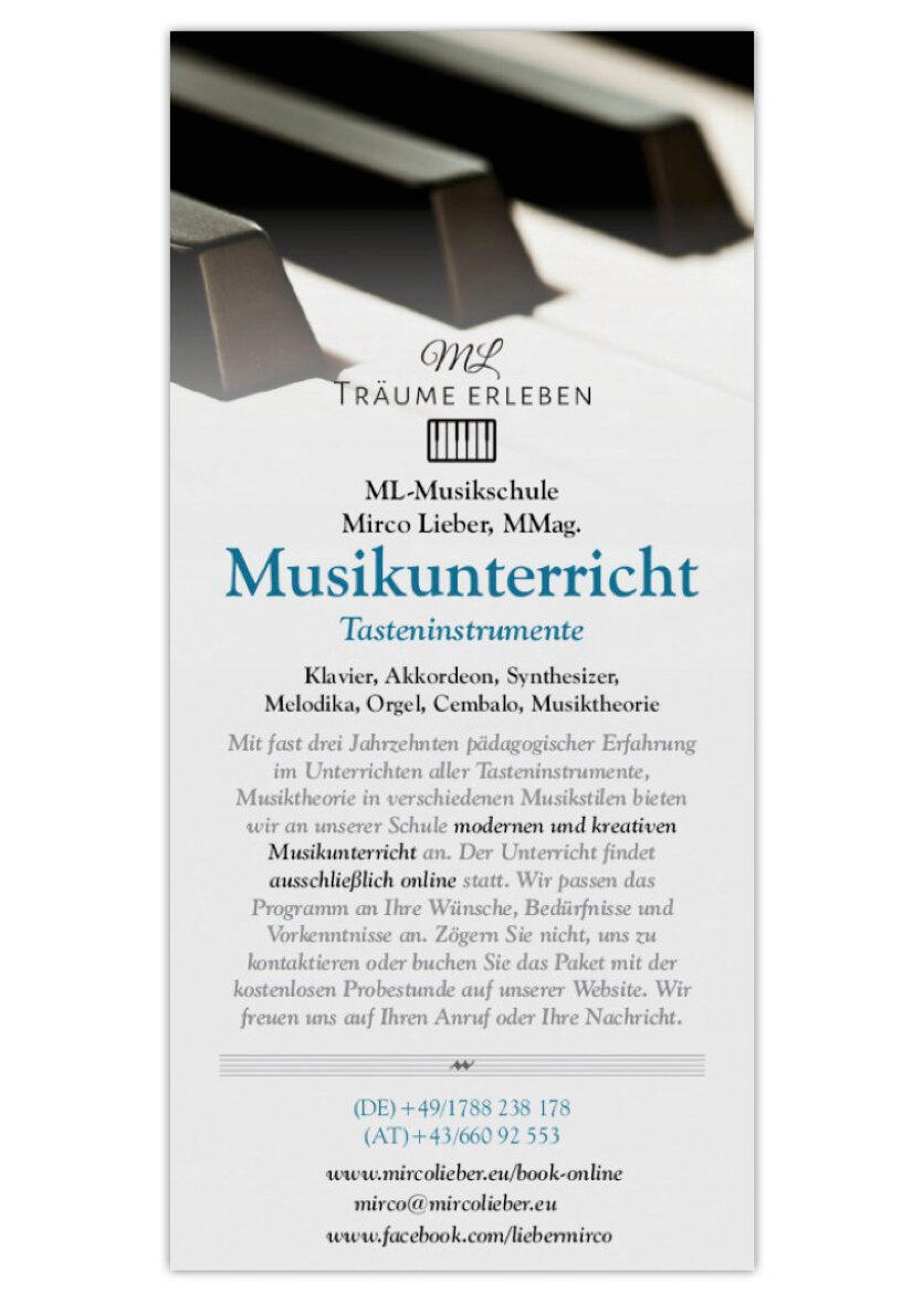 Images ML Online-MusikSchule, Mirco Lieber, MMag.