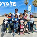 Coyote Surf Lessons |  Skateboard Lessons | Los Angeles | Santa Monica | Venice Beach Logo