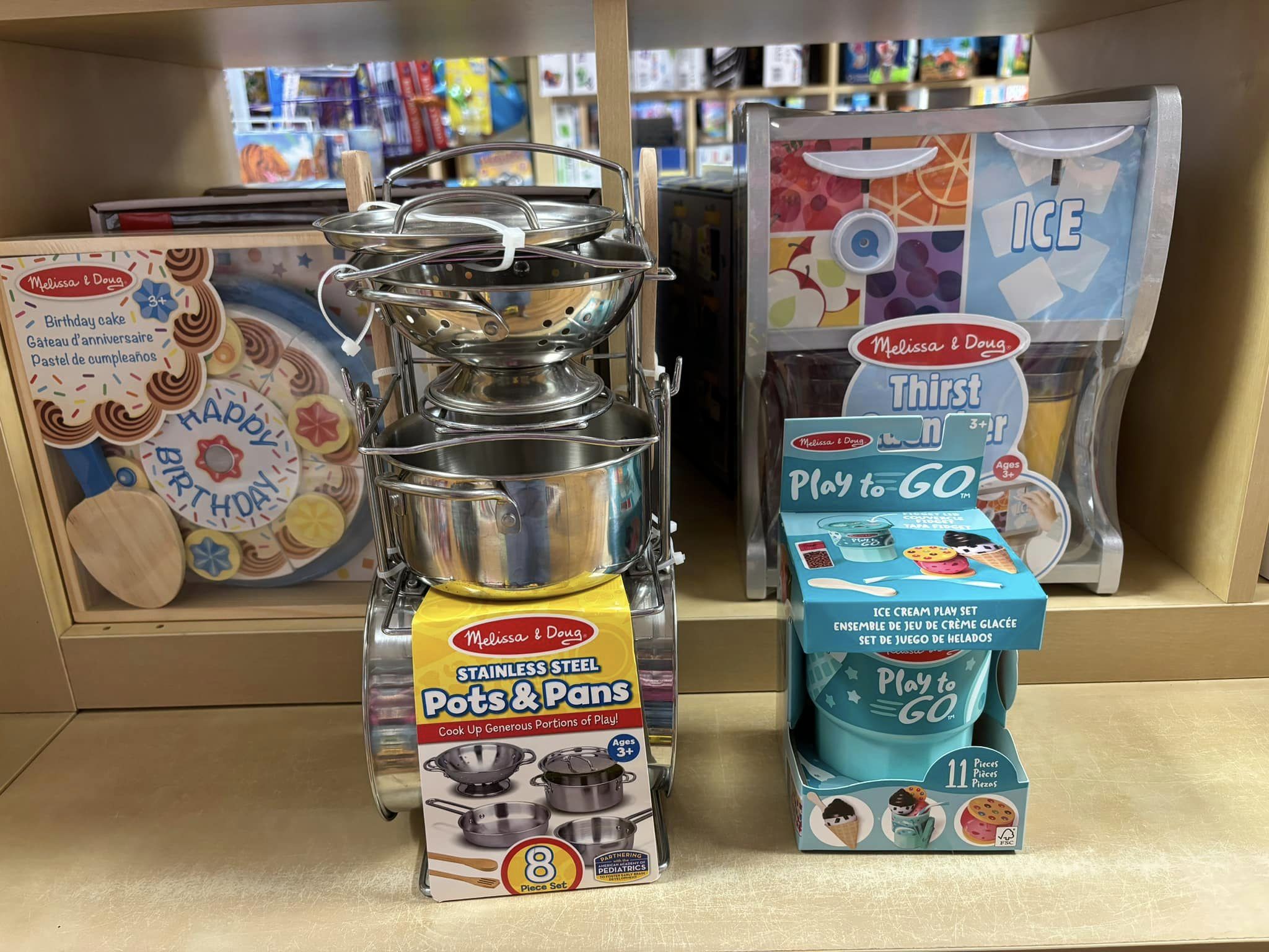 Starting today and running through July 31st, all Melissa and Doug items are 20% off in all our stores. Start your Christmas shopping early!