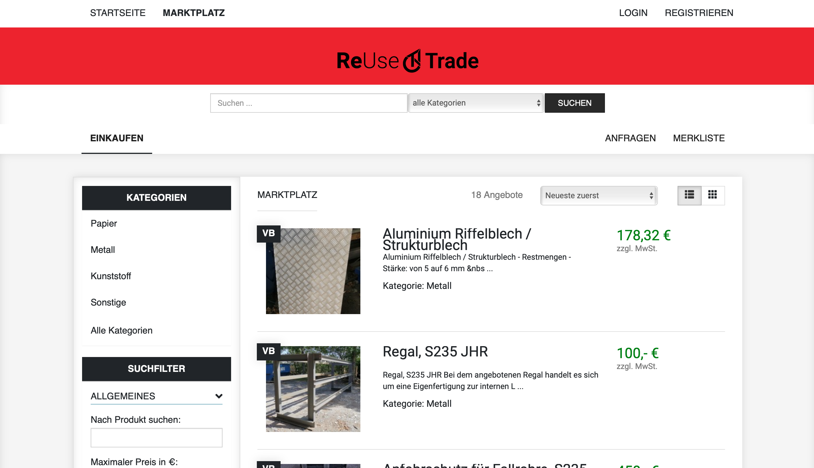 ReUse and Trade GmbH, Im Dörener Feld 3 in Paderborn