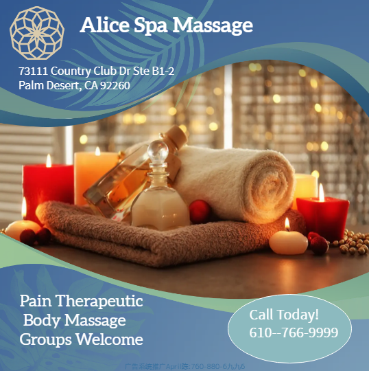 Our traditional full body massage in Palm Desert, CA includes a combination of different massage therapies like Swedish Massage, Deep Tissue, Sports Massage, Hot Oil Massage at reasonable prices.