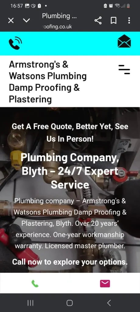 Images Armstrong's & Watsons Plumbing Damp Proofing & Plastering
