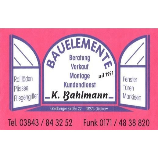 Logo Bauelemente Karsten Bahlmann
