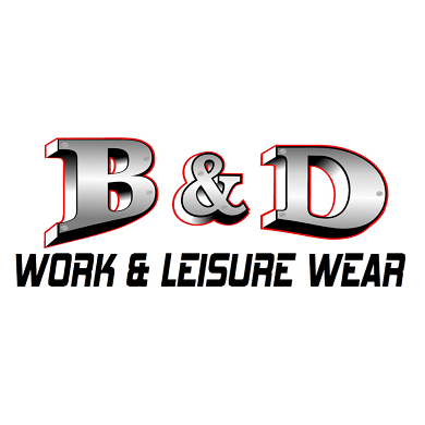 B&D Work and Leisure Wear Logo