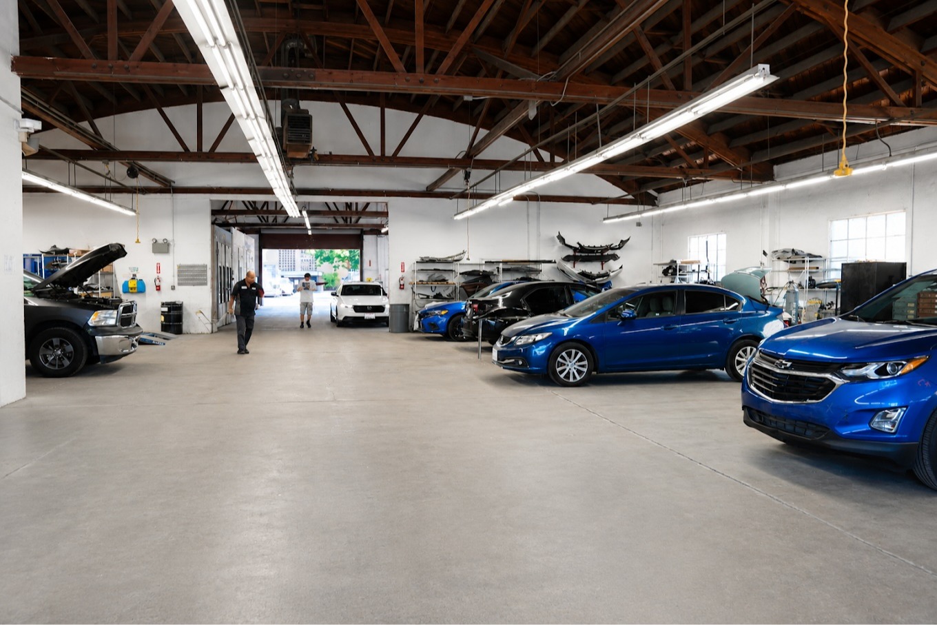 Auto body repair, Husteads Auto Body, Concord, CA.