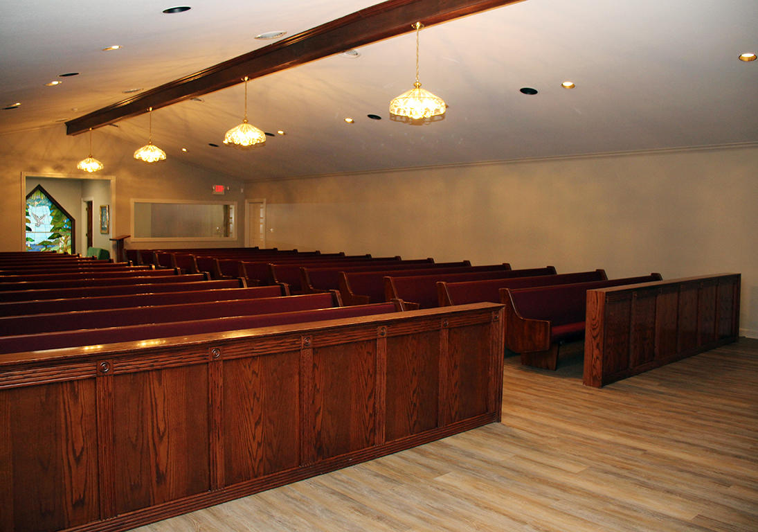 Chapel Inside Smith Family Funeral Home