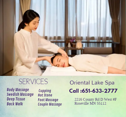 Massage is becoming more popular as people now understand the benefits of a regular massage session  Oriental Lake Spa Roseville (651)633-2777