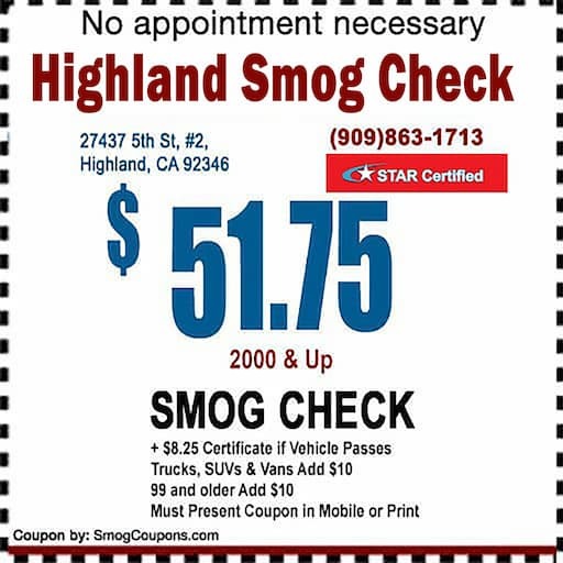 Highland Smog Check Logo