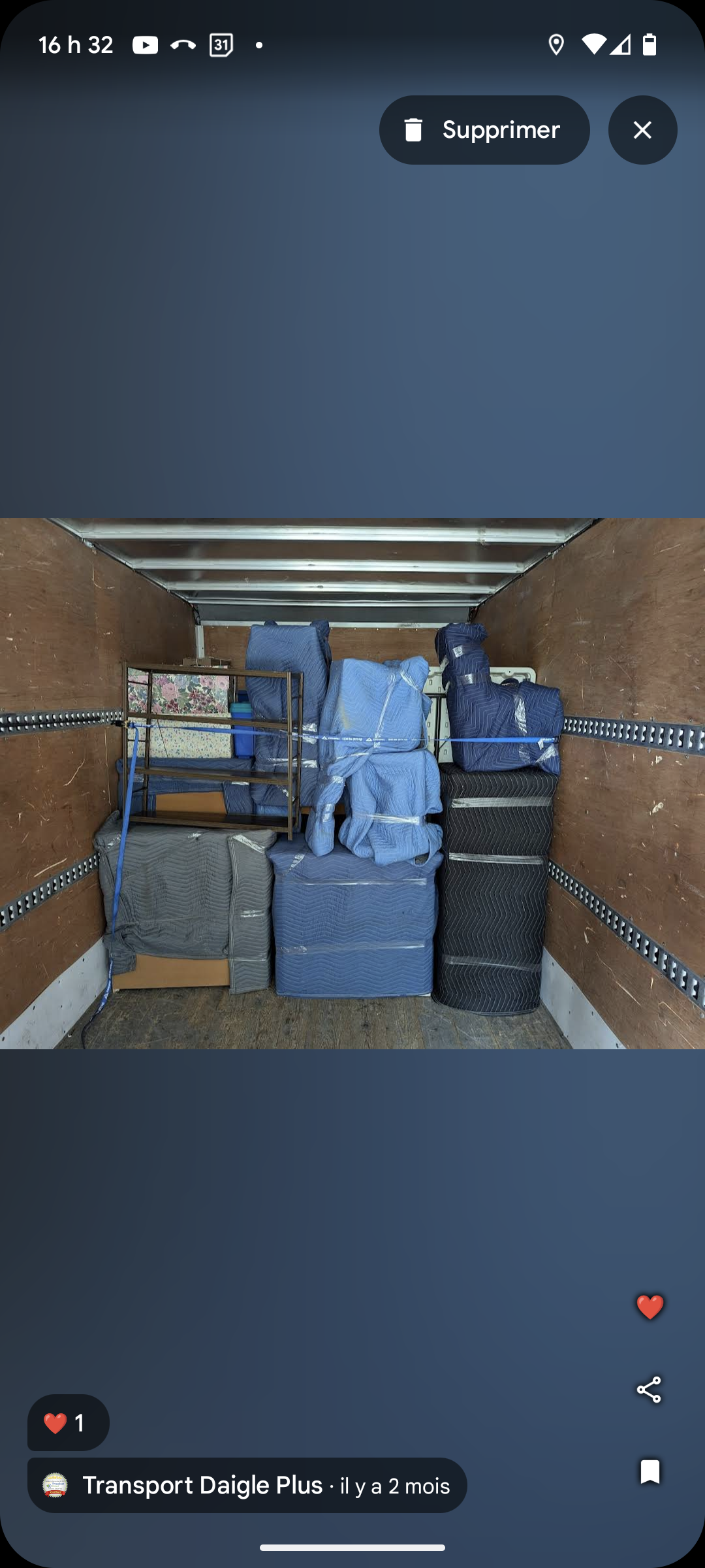 Images Transport Daigle Plus Déménageurs à Sherbrooke résidentiel et commercial