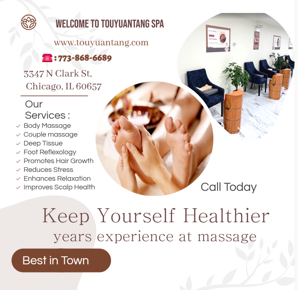 The underlying theory behind reflexology is that there are certain points or 