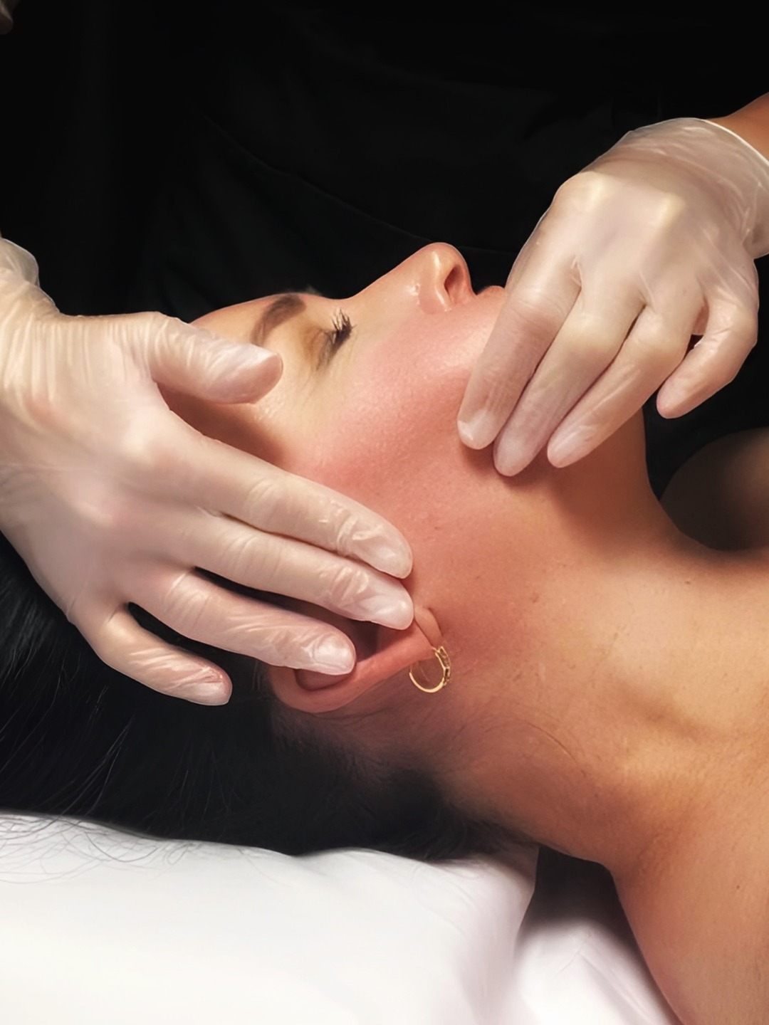 Buccal Facial Massage at Arctic Healing Cryo in Houston, TX. 