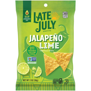 Late July Snacks, Jalapeño Lime Tortilla Chips, 2 Oz Snack Bag featured image