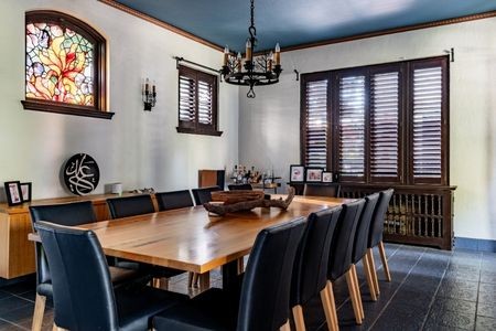 Classic and custom-fit, these wood shutters by Norman add structure, charm, and lasting value. A timeless upgrade for any room.