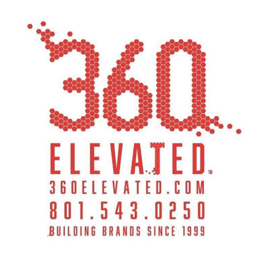 360 ELEVATED® Marketing. Advertising. Public Relations. Logo
