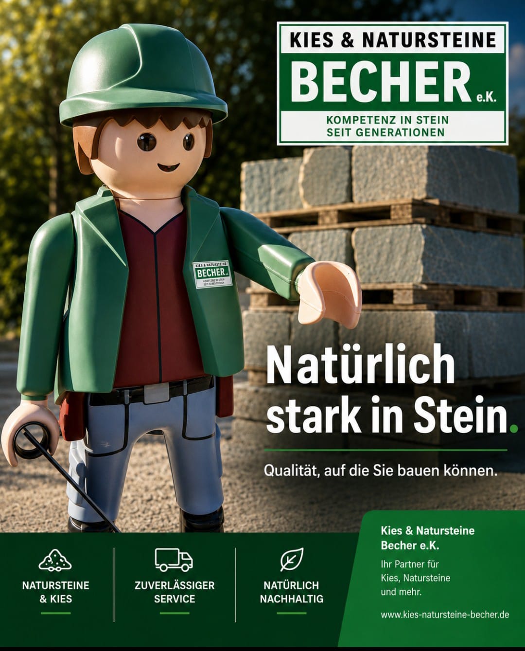 Kies & Natursteine Becher, Industriestraße 20-31 in Mudersbach