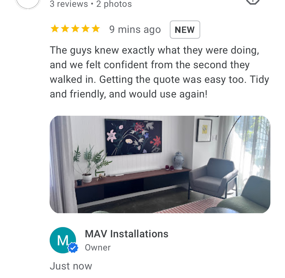 Images MAV Installations