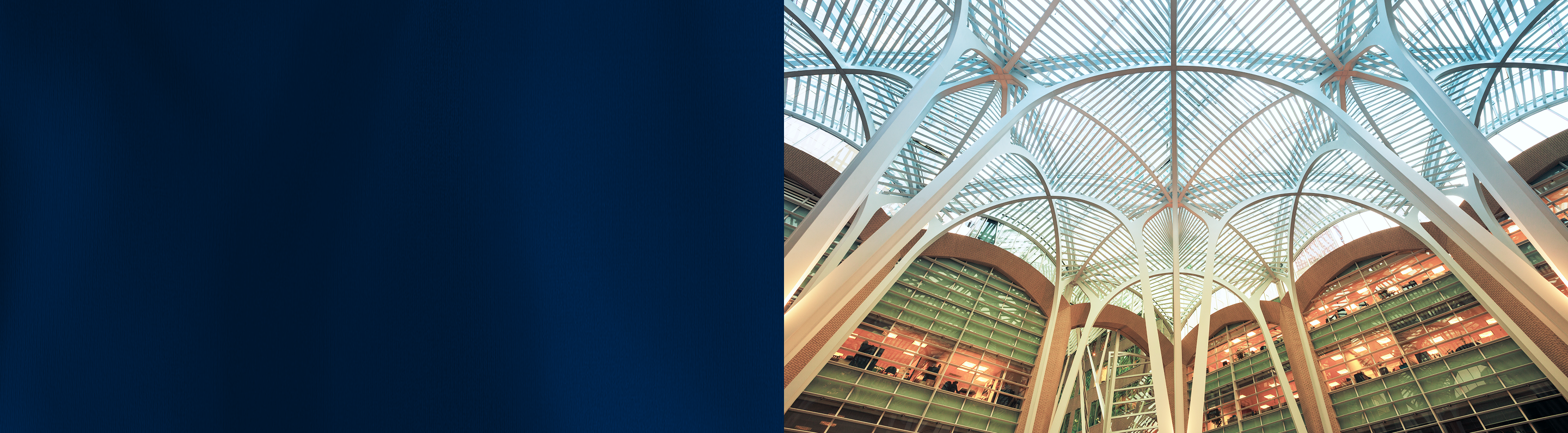 The ceiling of the Brookfield Place in Toronto.