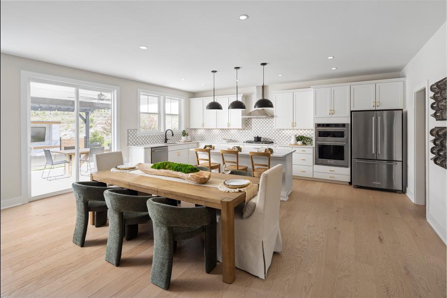 Expansive, open-concept living levels with an abundance of natural light