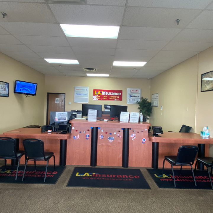 Interior of the L.A. Insurance located at 3315 East Michigan Ave. in MI