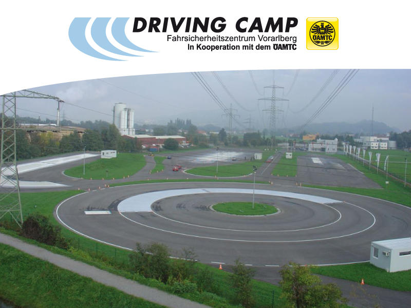 Bilder ÖAMTC Fahrtechnikzentrum DRIVING CAMP Vorarlberg