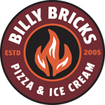 Billy Bricks Pizza & Ice Cream Logo