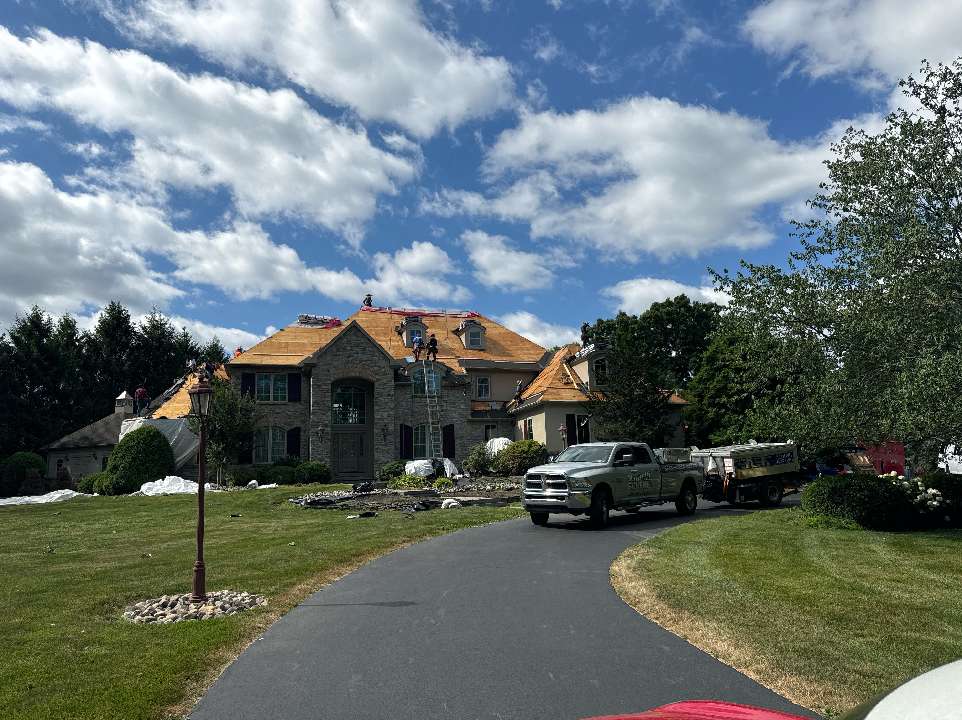 We did a full roof replacement for this customer in Kutztown.