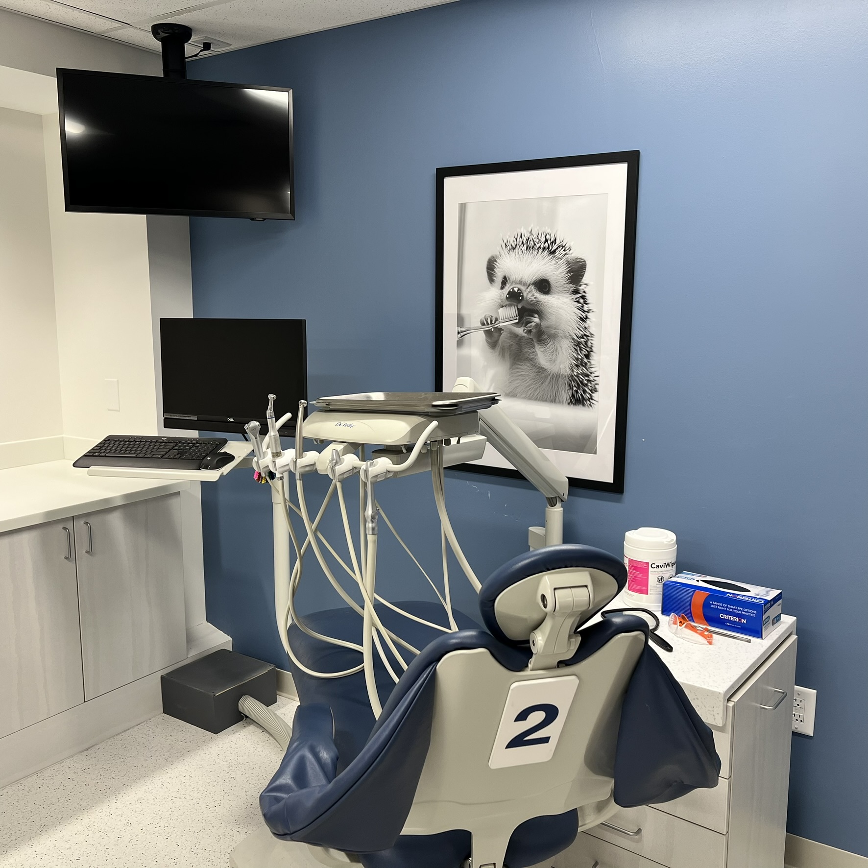 Exam Chair, Children's Dental Health Orthodontics, Philadelphia, PA