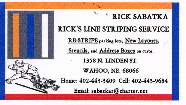 Images Rick's Line Striping Service