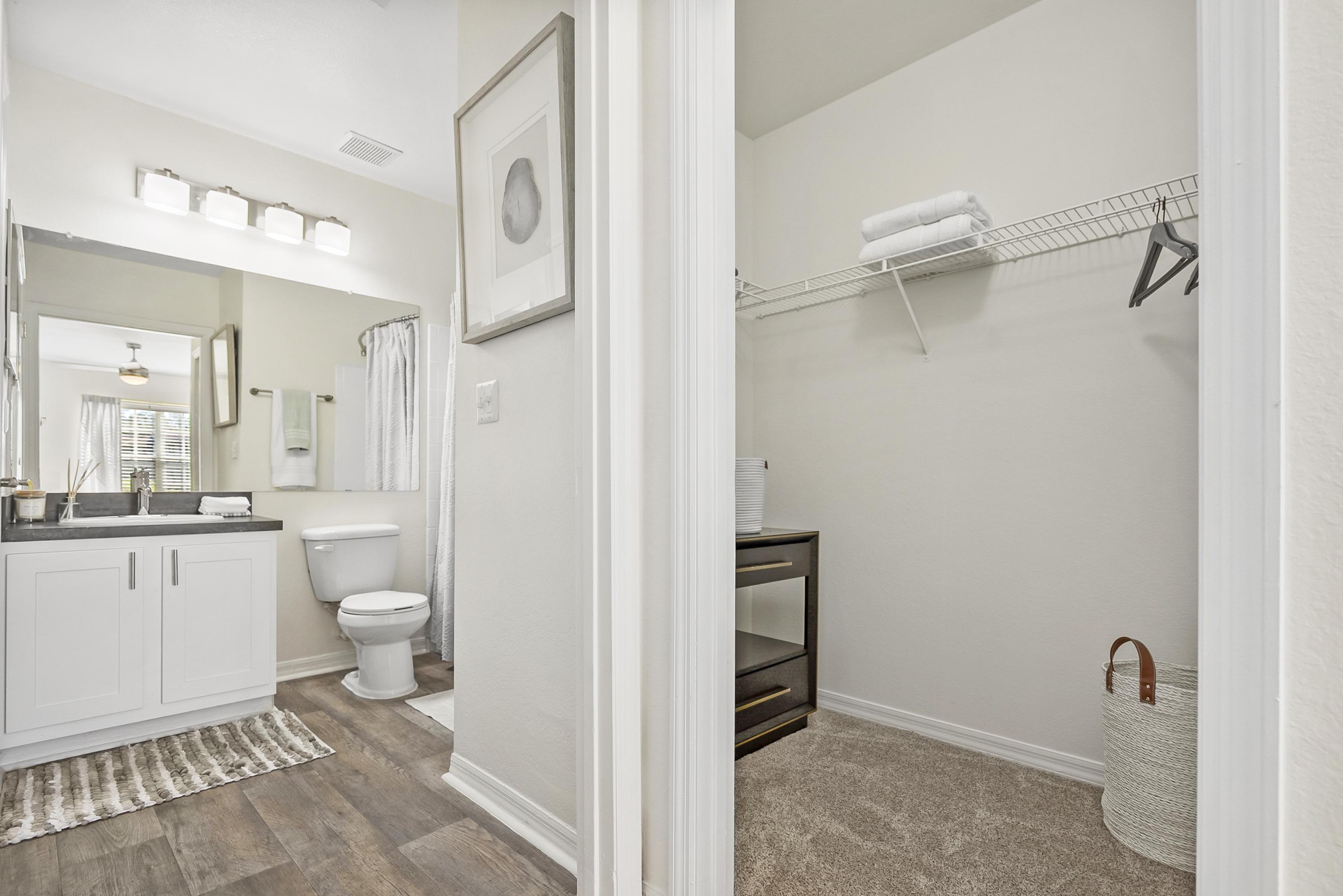 Bathroom With Storage Area