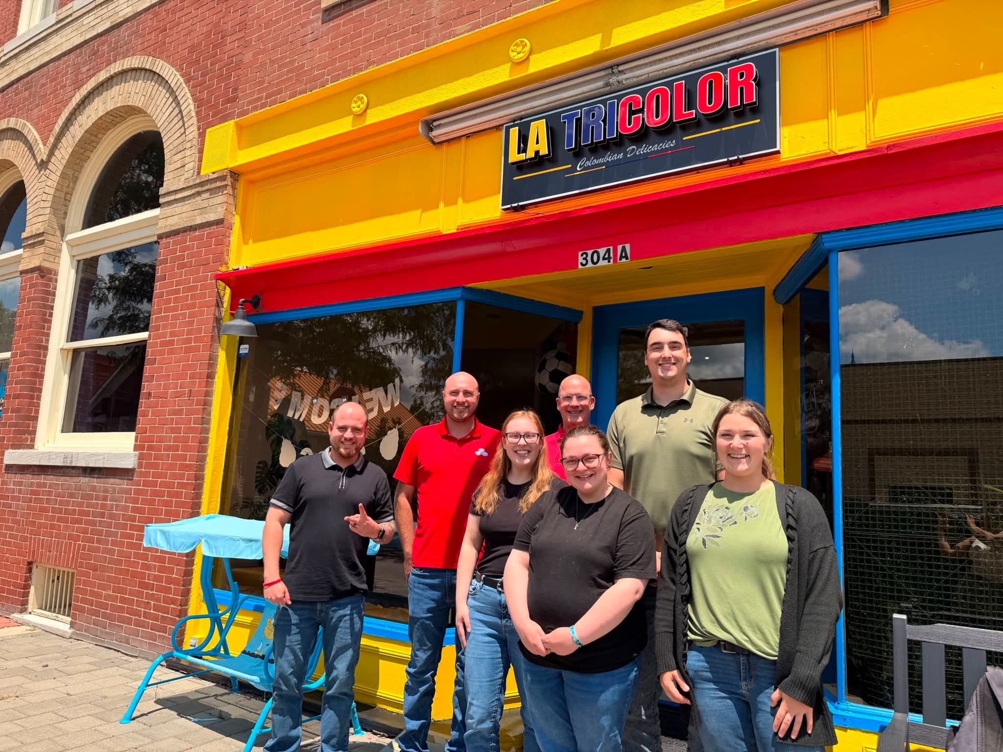 Celebrated our July milestones today by eating at a new restaurant in Huntingburg! It was so yummy! Happy birthday to Daniel!
