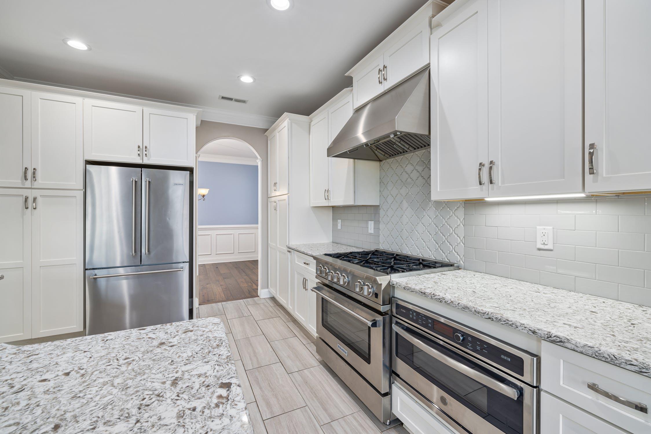 Kitchen after cabinet refinishing West Jordan, UT