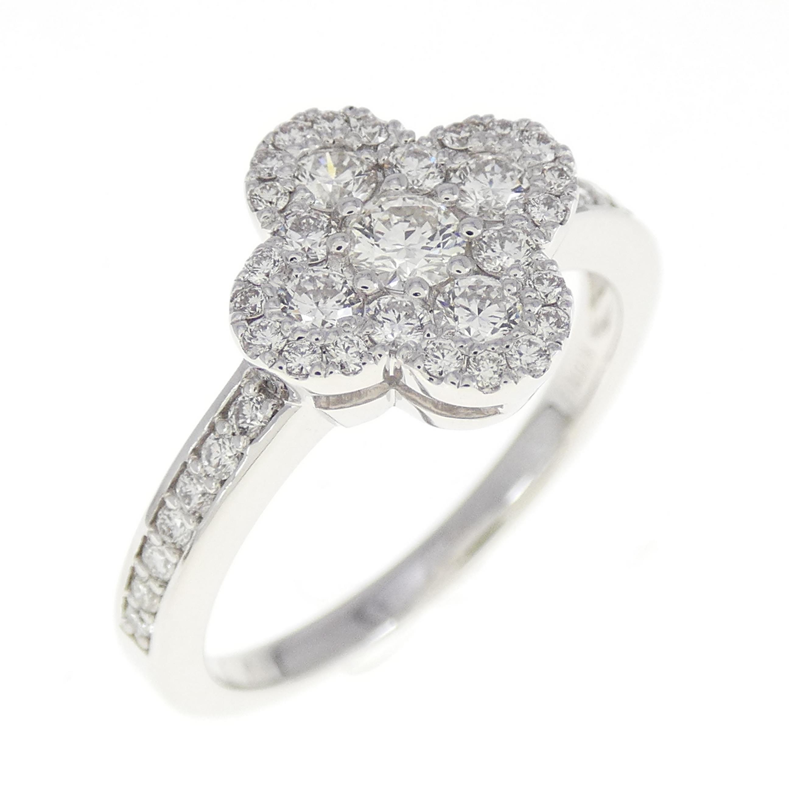 K18WG ダイヤモンド リング 0.543CT